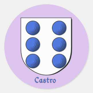 Castro Historic Family Shield Stickers