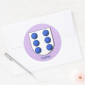 Castro Historic Family Shield Stickers (Envelop)