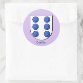 Castro Historic Family Shield Stickers (Tas)