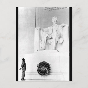 Castro kijkt naar Lincoln Briefkaart