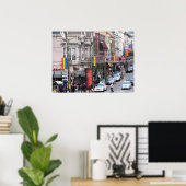 Castro Street - San Francisco, Californië Poster (Thuiskantoor)