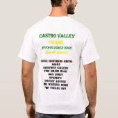 Castro Valley Crawl T-shirt (Achterkant)