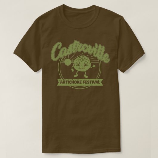 Castroville Artichoke Festival 1959 TShirt 1 (Design voorkant)