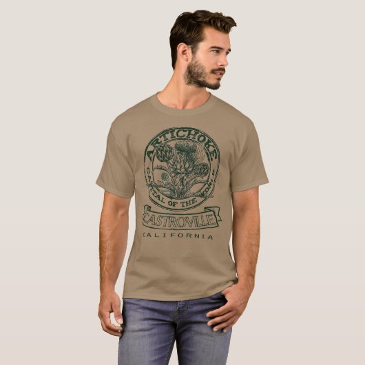 Castroville California Artichoke Capital van de T-shirt (Voorkant volledig)