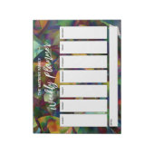 Casual Abstracte   handschriftenplanner Notitieblok (Linkerzijde)