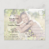 Casual Afstuderen van de Foto van het Manuscript s Briefkaart (Achterkant)