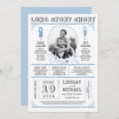 Casual afvuren en klikken sparen de Datum Foto Save The Date (Voorkant / Achterkant)