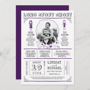 Casual afvuren en klikken sparen de Datum Foto Save The Date