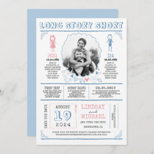 Casual afvuren en klikken sparen de Datum Foto Save The Date