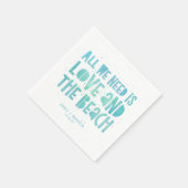 Casual alles wat we nodig hebben is een liefdeswed servet (Hoek)