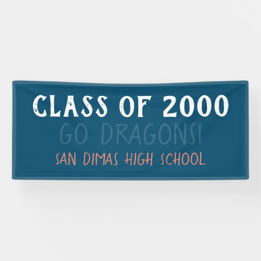 Casual banner voor hoogopgeleide reünie of Afstude (Horizontaal)