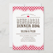 Casual BBQ-repetities Kaart (Voorkant)