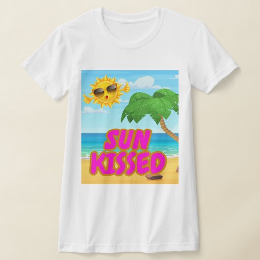 Casual Beach Outfit voor zomervakantie Tshirt (Laagn)
