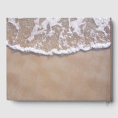 Casual Beach Theme Weddenschap Boek (Achterkant)