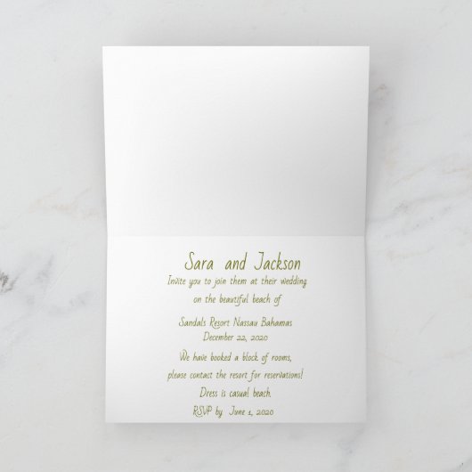 Casual beachy Wedding (Binnen)