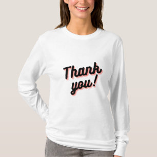 Casual Bedankt T-shirt