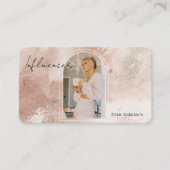 Casual beige | Moderne Visitekaartjes voor de door (Voorkant)