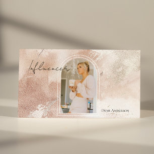 Casual beige   Moderne Visitekaartjes voor de door