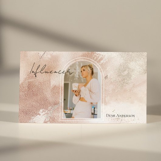 Casual beige | Moderne Visitekaartjes voor de door