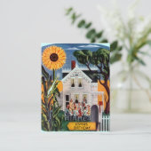 CASUAL BIRTHDAY-PARTIJINVITATIE ~ EZ2 AANGEPASTE M KAART (Staand voorkant)