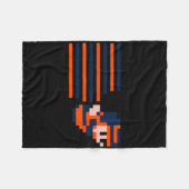 Casual Biscuits Edmonton Ice Hockey - Edmonton 8-b Fleece Deken (Voorkant (Horizontaal))