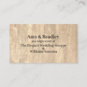 Casual Bleek Rustisch Rood Cadeauregister Informatiekaartje (Achterkant)