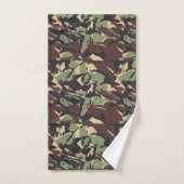 Casual Brown Camou Bad Handdoek (Handdoek)