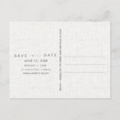 Casual bruiloft op het strand van Florida Save the Aankondigingskaart (Achterkant)