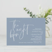 Casual bruiloft repetitie diner, de avond ervoor kaart (Staand voorkant)