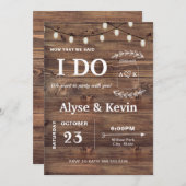 Casual buitenwedstrijden kaart (Voorkant / Achterkant)