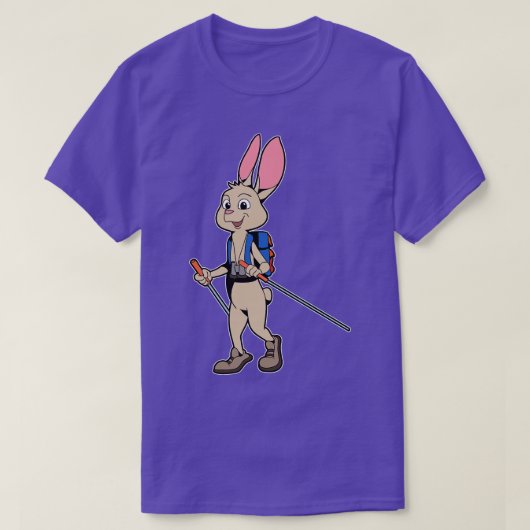 Casual Bunny Hikes Hiking T-shirt (Design voorkant)