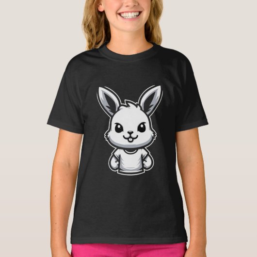 Casual Bunny Hop T-shirt (Voorkant)