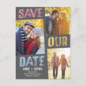 Casual Chic Opslaan van de datum Briefkaart (Voorkant)