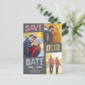 Casual Chic Opslaan van de datum Briefkaart (Staand voorkant)