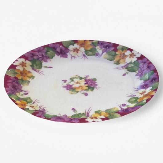  Casual Chinees Patroon Papier Diner Bord (Gekanteld)