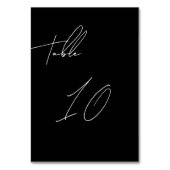 Casual chique handschrift stijl bruiloft kaart (Achterkant)