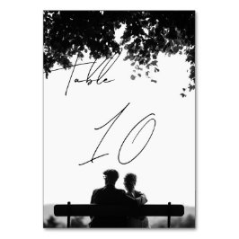 Casual chique handschrift stijl bruiloft kaart