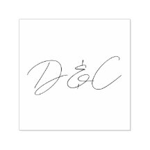 Casual chique handschrift stijl bruiloft