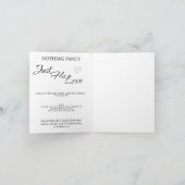 Casual Christian Wedding Invitation | Faith (Binnen)