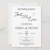 Casual Christian Wedding Invitation | Faith Kaart (Voorkant)