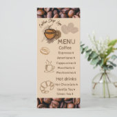 Casual Coffee Beans Voeg uw menu toe Coffee Shop (Staand voorkant)