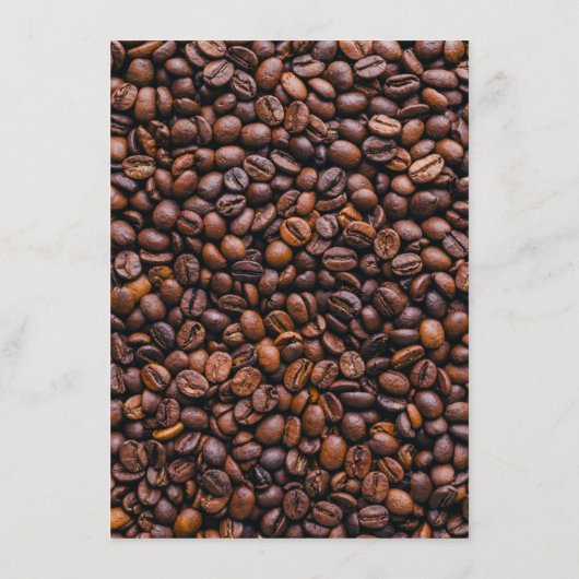 Casual Coffee Beans Voeg uw menu toe Coffee Shop (Achterkant)