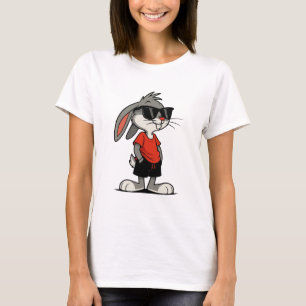 Casual Cool Bunny in rood T-shirt