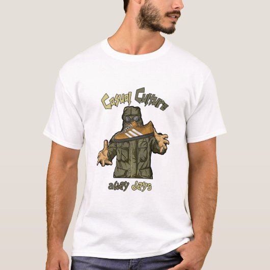 casual cultuur, dagen weg t-shirt (Voorkant)