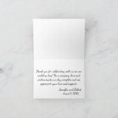 Casual Daisy Bedankt kaart (Binnen)