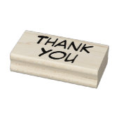 Casual dank u rubberstempel (Stempel)