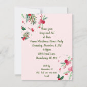 Casual Dinner Party Holiday Invitation Feestdagenkaart (Voorkant)