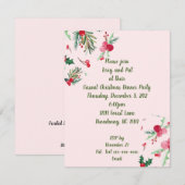 Casual Dinner Party Holiday Invitation Feestdagenkaart (Voorkant / Achterkant)