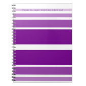 Casual duikboten en paars notitieboek (Voorkant)