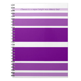 Casual duikboten en paars notitieboek